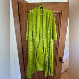 Alice + Olivia Lime Green Patterned Robe